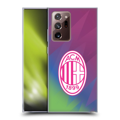 AC Milan 2023/24 Crest Kit Third Soft Gel Case for Samsung Galaxy Note20 Ultra / 5G