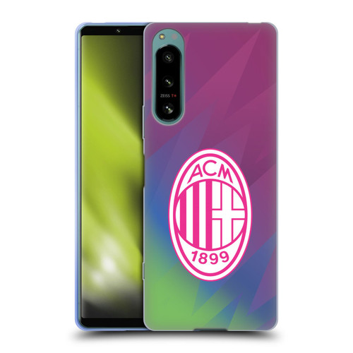 AC Milan 2023/24 Crest Kit Third Soft Gel Case for Sony Xperia 5 IV