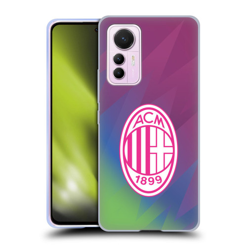 AC Milan 2023/24 Crest Kit Third Soft Gel Case for Xiaomi 12 Lite