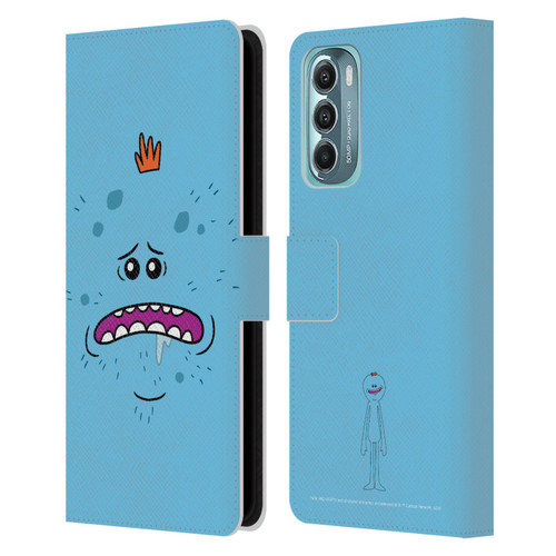 Rick And Morty Season 4 Graphics Mr. Meeseeks Leather Book Wallet Case Cover For Motorola Moto G Stylus 5G (2022)