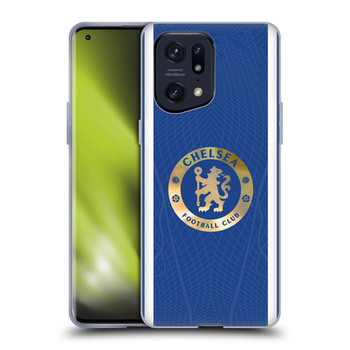 Chelsea Football Club 2023/24 Kit Home Soft Gel Case for OPPO Find X5 Pro