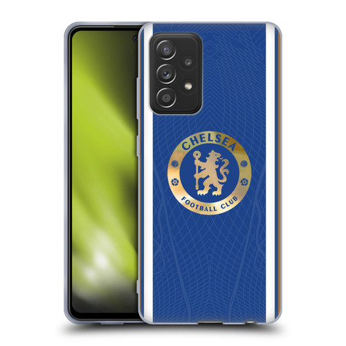 Chelsea Football Club 2023/24 Kit Home Soft Gel Case for Samsung Galaxy A52 / A52s / 5G (2021)