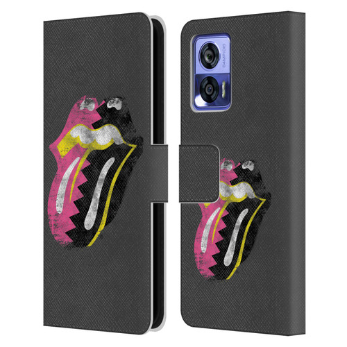 The Rolling Stones Albums Girls Pop Art Tongue Solo Leather Book Wallet Case Cover For Motorola Edge 30 Neo 5G