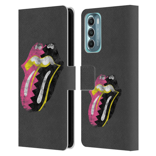 The Rolling Stones Albums Girls Pop Art Tongue Solo Leather Book Wallet Case Cover For Motorola Moto G Stylus 5G (2022)