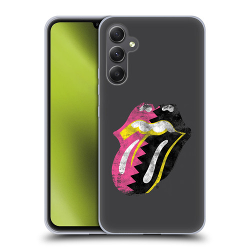 The Rolling Stones Albums Girls Pop Art Tongue Solo Soft Gel Case for Samsung Galaxy A34 5G