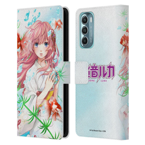 Hatsune Miku Characters Megurine Luka Leather Book Wallet Case Cover For Motorola Moto G Stylus 5G (2022)