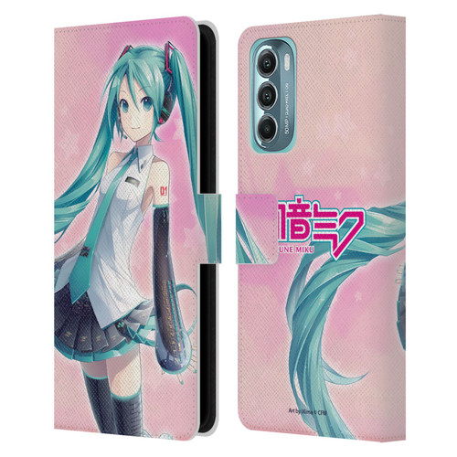 Hatsune Miku Graphics Star Leather Book Wallet Case Cover For Motorola Moto G Stylus 5G (2022)