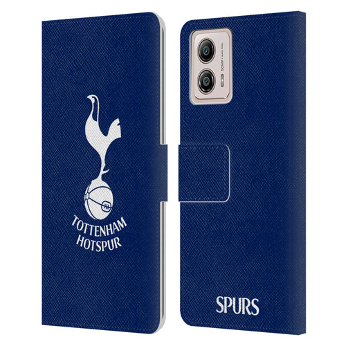 Tottenham Hotspur F.C. Badge Cockerel Leather Book Wallet Case Cover For Motorola Moto G53 5G