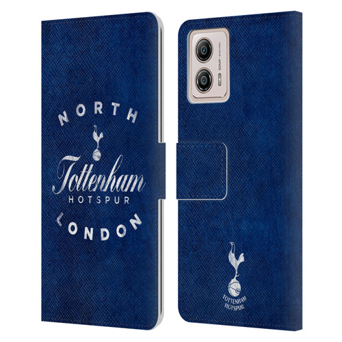 Tottenham Hotspur F.C. Badge North London Leather Book Wallet Case Cover For Motorola Moto G53 5G