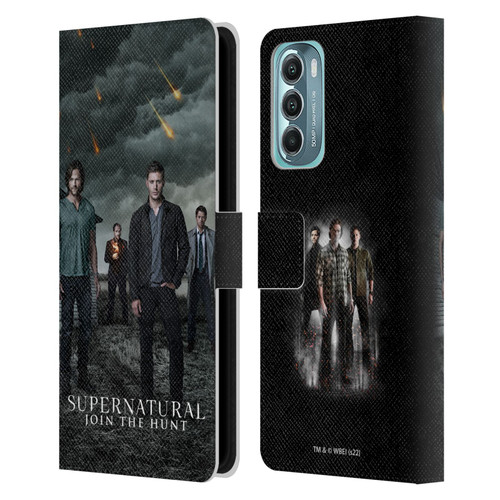 Supernatural Key Art Season 12 Group Leather Book Wallet Case Cover For Motorola Moto G Stylus 5G (2022)