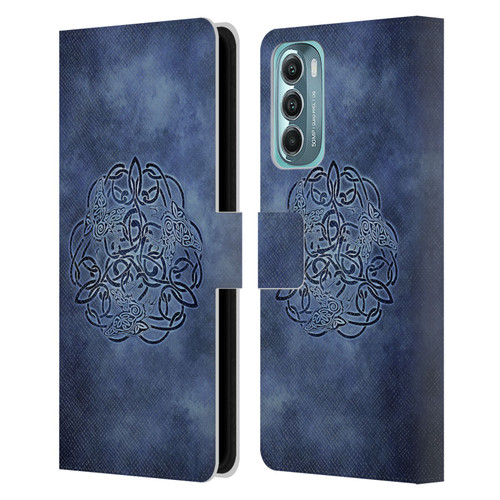 Brigid Ashwood Celtic Wisdom Knot Raven Leather Book Wallet Case Cover For Motorola Moto G Stylus 5G (2022)