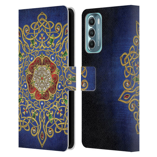 Brigid Ashwood Celtic Wisdom 3 Rose Leather Book Wallet Case Cover For Motorola Moto G Stylus 5G (2022)