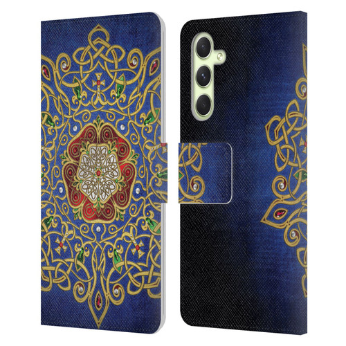 Brigid Ashwood Celtic Wisdom 3 Rose Leather Book Wallet Case Cover For Samsung Galaxy A54 5G