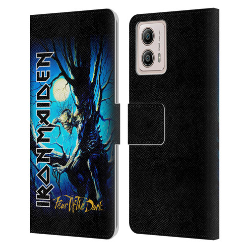 Iron Maiden Album Covers FOTD Leather Book Wallet Case Cover For Motorola Moto G53 5G