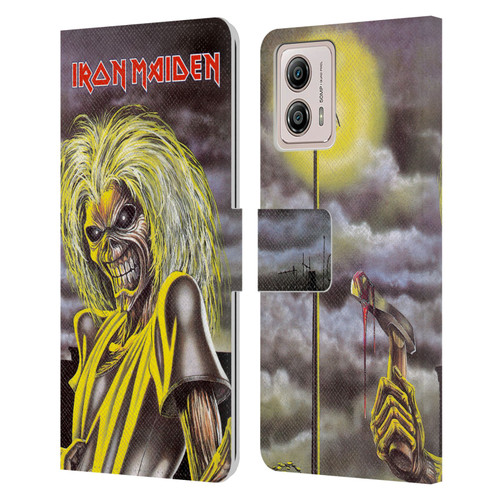 Iron Maiden Album Covers Killers Leather Book Wallet Case Cover For Motorola Moto G53 5G