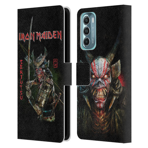 Iron Maiden Senjutsu Album Cover Leather Book Wallet Case Cover For Motorola Moto G Stylus 5G (2022)