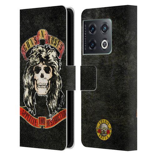 Guns N' Roses Vintage Adler Leather Book Wallet Case Cover For OnePlus 10 Pro