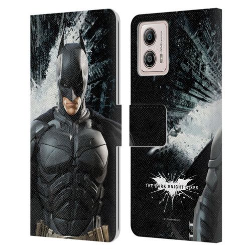 The Dark Knight Rises Character Art Batman Leather Book Wallet Case Cover For Motorola Moto G53 5G