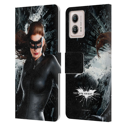 The Dark Knight Rises Character Art Catwoman Leather Book Wallet Case Cover For Motorola Moto G53 5G