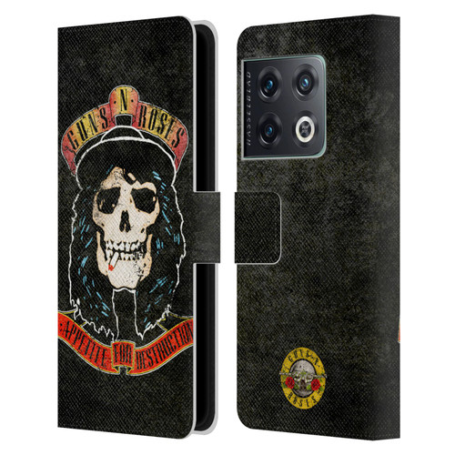 Guns N' Roses Vintage Stradlin Leather Book Wallet Case Cover For OnePlus 10 Pro