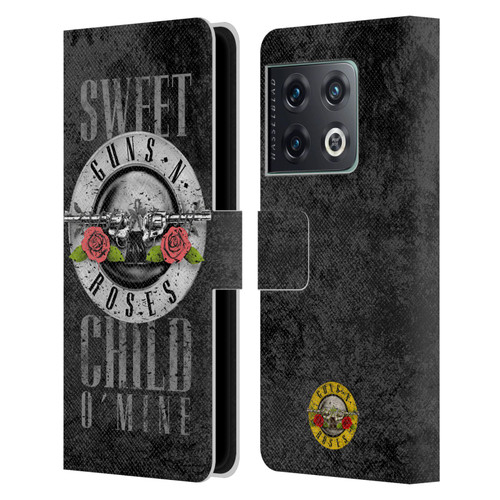 Guns N' Roses Vintage Sweet Child O' Mine Leather Book Wallet Case Cover For OnePlus 10 Pro