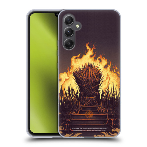 House Of The Dragon: Television Series Art Syrax and Caraxes Soft Gel Case for Samsung Galaxy A34 5G