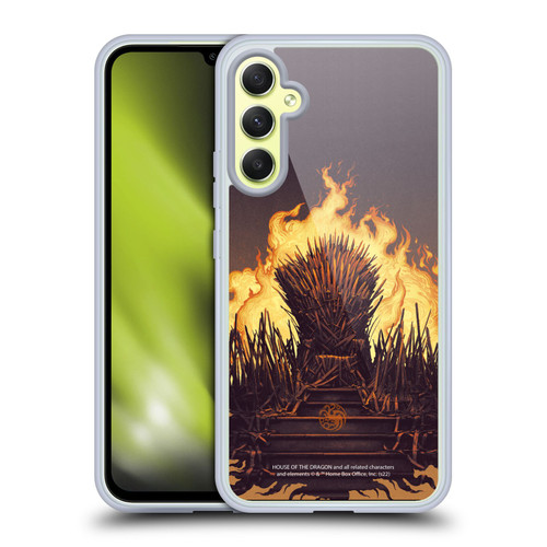 House Of The Dragon: Television Series Art Syrax and Caraxes Soft Gel Case for Samsung Galaxy A34 5G