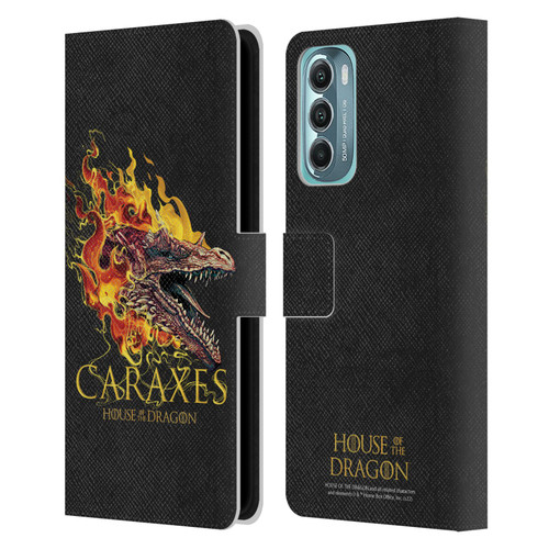 House Of The Dragon: Television Series Art Caraxes Leather Book Wallet Case Cover For Motorola Moto G Stylus 5G (2022)