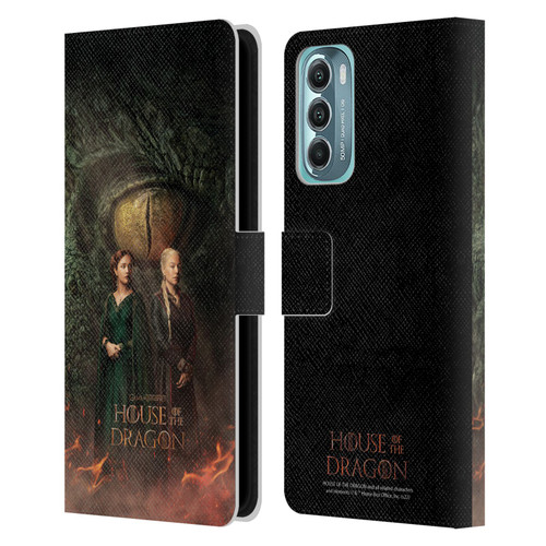 House Of The Dragon: Television Series Art Poster Leather Book Wallet Case Cover For Motorola Moto G Stylus 5G (2022)