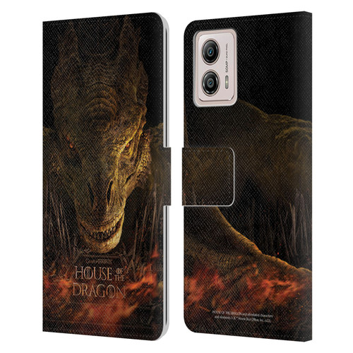 House Of The Dragon: Television Series Art Syrax Poster Leather Book Wallet Case Cover For Motorola Moto G53 5G