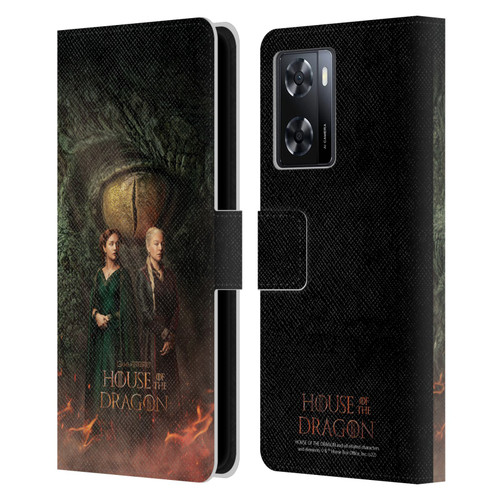 House Of The Dragon: Television Series Art Poster Leather Book Wallet Case Cover For OPPO A57s