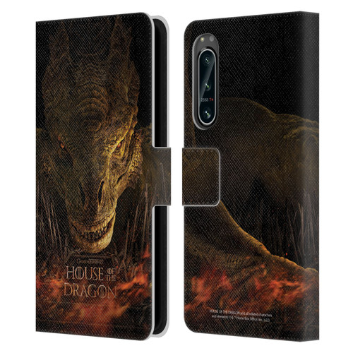 House Of The Dragon: Television Series Art Syrax Poster Leather Book Wallet Case Cover For Sony Xperia 5 IV