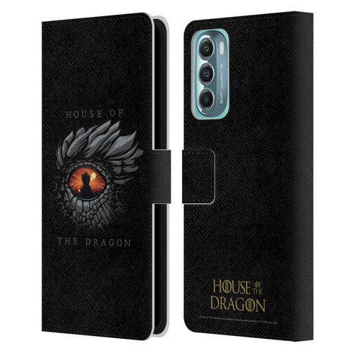 House Of The Dragon: Television Series Graphics Dragon Eye Leather Book Wallet Case Cover For Motorola Moto G Stylus 5G (2022)