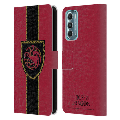 House Of The Dragon: Television Series Graphics Shield Leather Book Wallet Case Cover For Motorola Moto G Stylus 5G (2022)