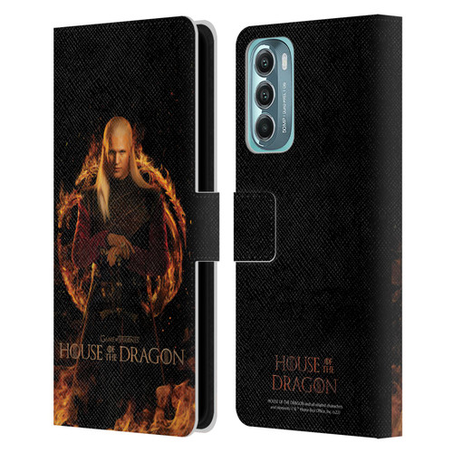 House Of The Dragon: Television Series Key Art Daemon Leather Book Wallet Case Cover For Motorola Moto G Stylus 5G (2022)