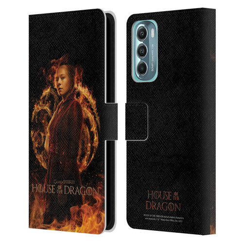 House Of The Dragon: Television Series Key Art Rhaenyra Leather Book Wallet Case Cover For Motorola Moto G Stylus 5G (2022)