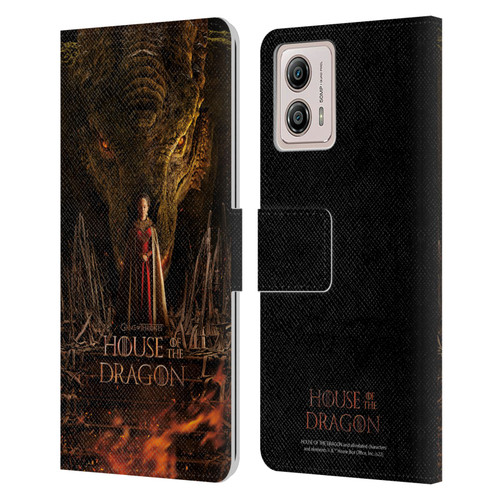 House Of The Dragon: Television Series Key Art Poster 1 Leather Book Wallet Case Cover For Motorola Moto G53 5G