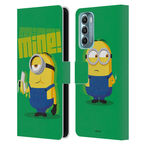 Minions Rise of Gru(2021) 70's Banana Leather Book Wallet Case Cover For Motorola Moto G Stylus 5G (2022)