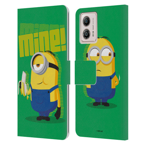 Minions Rise of Gru(2021) 70's Banana Leather Book Wallet Case Cover For Motorola Moto G53 5G