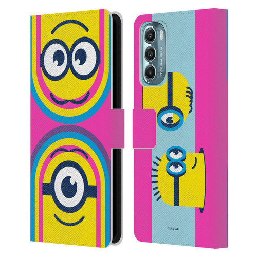 Minions Rise of Gru(2021) Day Tripper Face Leather Book Wallet Case Cover For Motorola Moto G Stylus 5G (2022)