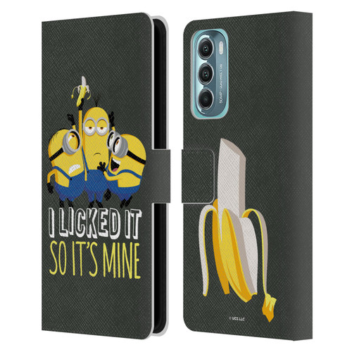 Minions Rise of Gru(2021) Humor Banana Leather Book Wallet Case Cover For Motorola Moto G Stylus 5G (2022)