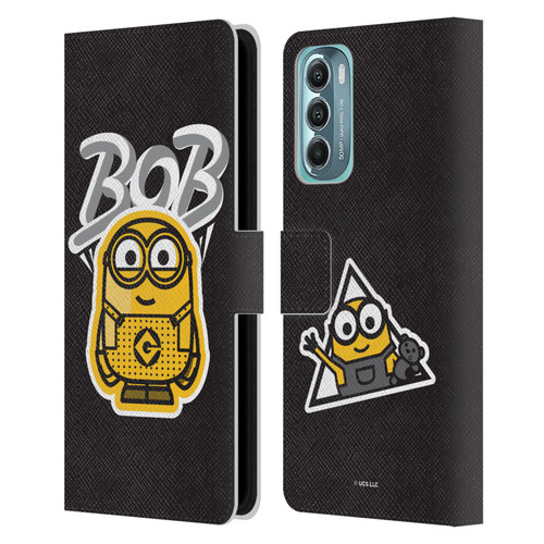 Minions Rise of Gru(2021) Iconic Mayhem Bob Leather Book Wallet Case Cover For Motorola Moto G Stylus 5G (2022)