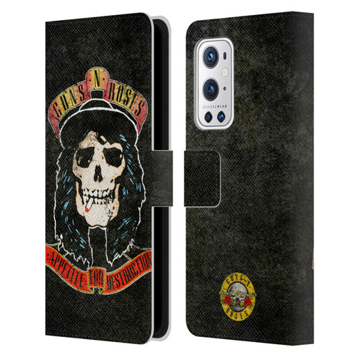 Guns N' Roses Vintage Stradlin Leather Book Wallet Case Cover For OnePlus 9 Pro