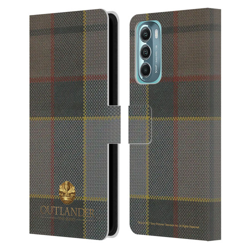 Outlander Tartans Fraser Leather Book Wallet Case Cover For Motorola Moto G Stylus 5G (2022)