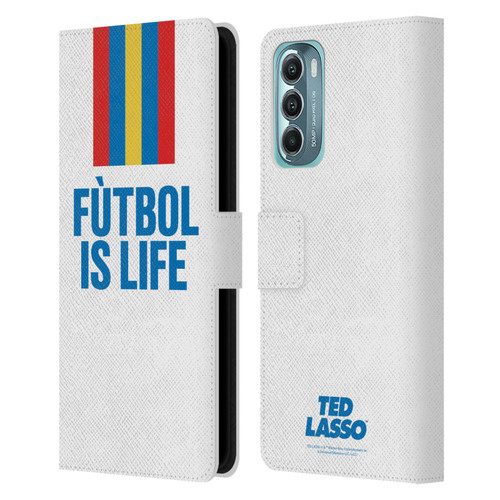 Ted Lasso Season 1 Graphics Futbol Is Life Leather Book Wallet Case Cover For Motorola Moto G Stylus 5G (2022)