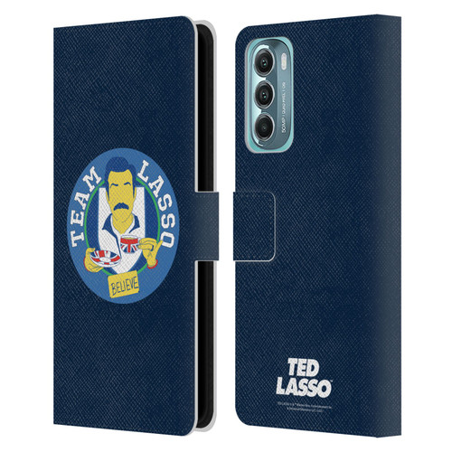 Ted Lasso Season 1 Graphics Team Lasso Leather Book Wallet Case Cover For Motorola Moto G Stylus 5G (2022)