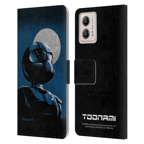 Toonami Graphics Character Art Leather Book Wallet Case Cover For Motorola Moto G53 5G