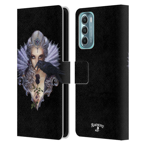 Alchemy Gothic Woman Ravenous Leather Book Wallet Case Cover For Motorola Moto G Stylus 5G (2022)