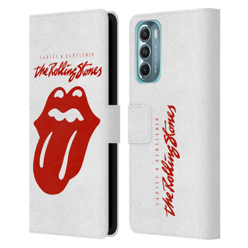 The Rolling Stones Graphics Ladies and Gentlemen Movie Leather Book Wallet Case Cover For Motorola Moto G Stylus 5G (2022)