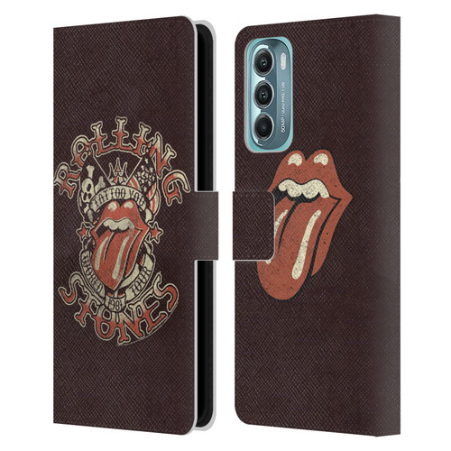 The Rolling Stones Tours Tattoo You 1981 Leather Book Wallet Case Cover For Motorola Moto G Stylus 5G (2022)
